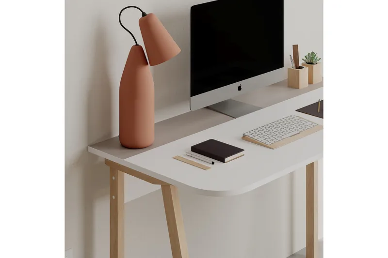 Kirjoituspöytä Shett 120x75x120 cm - Vaaleanruskea - Huonekalut - Pöytä & ruokailuryhmä - Työpöytä - Kirjoituspöytä