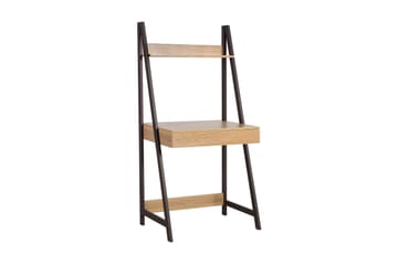 Kirjoituspöytä Stepina 74 cm Säilytyksellä Hylly - Ruskea/Puu/Luonnonväri - Huonekalut - Pöytä & ruokailuryhmä - Työpöytä - Kirjoituspöytä