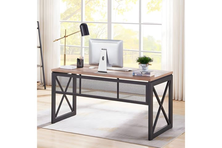 Kirjoituspöytä Tamiami 120 cm - Ruskea/Musta - Tietokonepöytä
 - Kirjoituspöytä