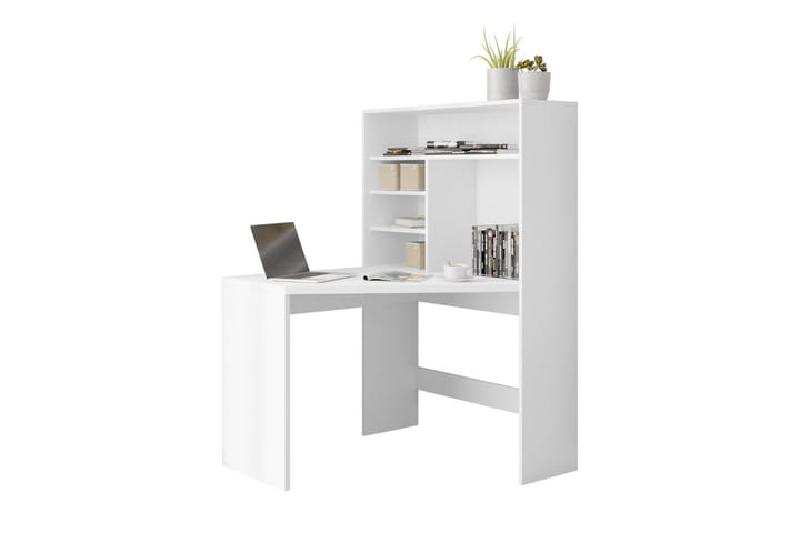 Kirjoituspöytä Tekong 101 cm - Valkoinen - Tietokonepöytä
 - Kirjoituspöytä