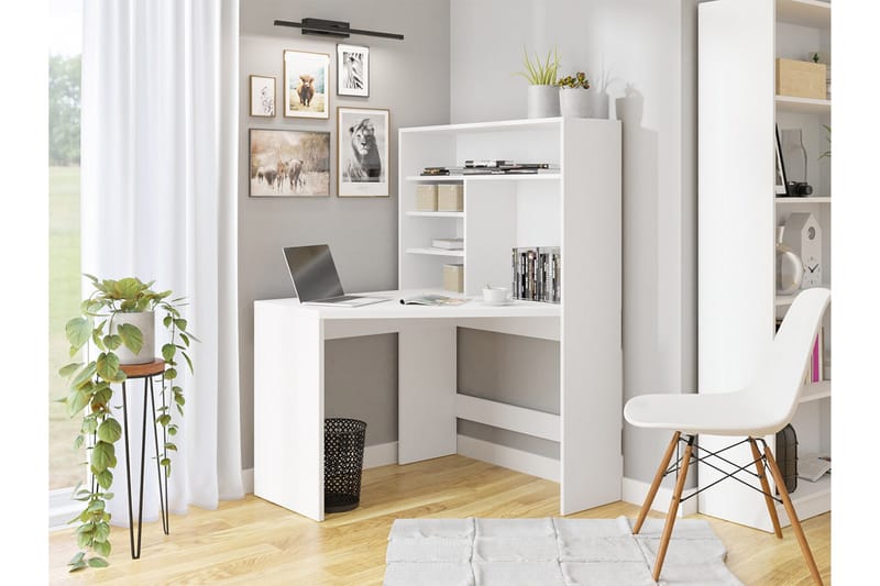 Kirjoituspöytä Tekong 101 cm - Valkoinen - Huonekalut - Pöytä & ruokailuryhmä - Työpöytä - Kirjoituspöytä