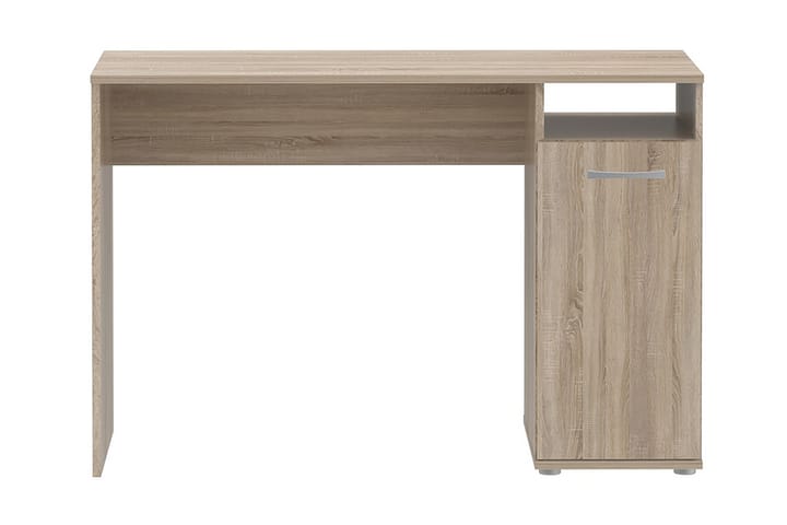 Kirjoituspöytä Trerank 110 cm Säilytyksellä Kaappi+Hylly - Ruskea - Tietokonepöytä
 - Kirjoituspöytä