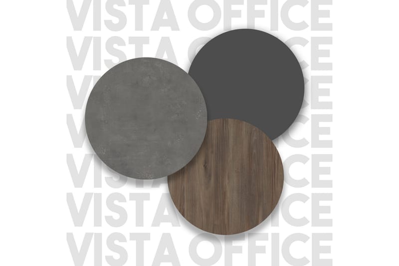 Kirjoituspöytä Urgby 180 cm - Ruskea/Betoninharm/Antrasiitti - Huonekalut - Pöytä & ruokailuryhmä - Työpöytä - Kirjoituspöytä