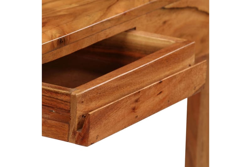 Kirjoituspöytä vetolaatikoilla kiinteä puu 88x50x90 cm - Ruskea - Huonekalut - Pöytä & ruokailuryhmä - Työpöytä
 - Kirjoituspöytä
