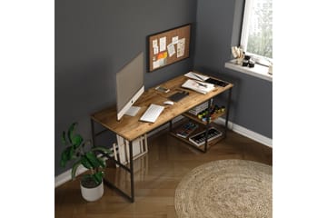 Kirjoituspöytä Vogue 160x75x160 cm Säilytyksellä - Vihreä - Huonekalut - Pöytä & ruokailuryhmä - Työpöytä - Kirjoituspöytä
