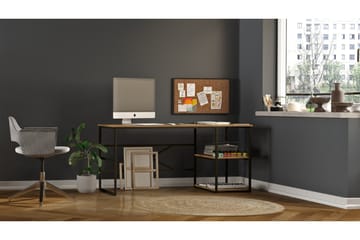 Kirjoituspöytä Vogue 160x75x160 cm Säilytyksellä - Vihreä - Huonekalut - Pöytä & ruokailuryhmä - Työpöytä - Kirjoituspöytä