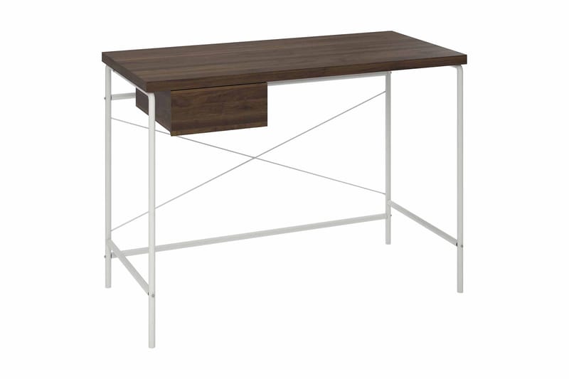 Kirjoituspöytä Webster 107 cm Säilytys Laatikko Pähkinänrusk - Novogratz - Huonekalut - Pöytä & ruokailuryhmä - Työpöytä - Kirjoituspöytä
