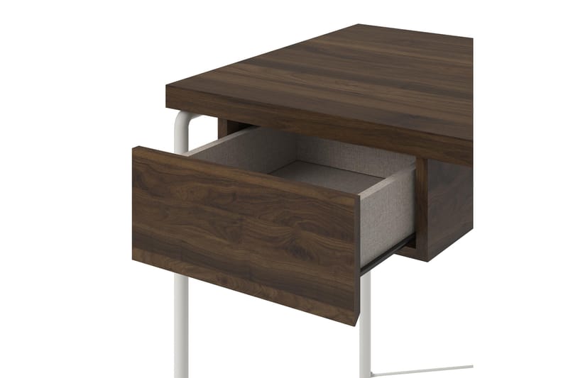 Kirjoituspöytä Webster 107 cm Säilytys Laatikko Pähkinänrusk - Novogratz - Huonekalut - Pöytä & ruokailuryhmä - Työpöytä - Kirjoituspöytä