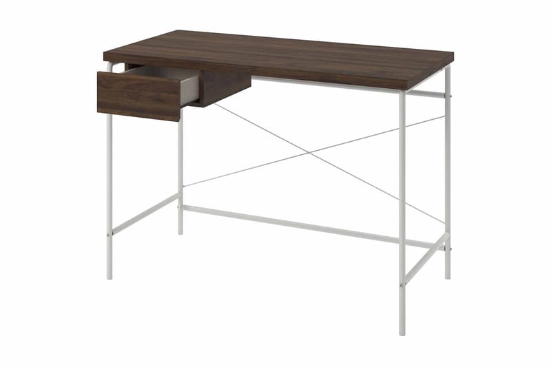 Kirjoituspöytä Webster 107 cm Säilytys Laatikko Pähkinänrusk - Novogratz - Huonekalut - Pöytä & ruokailuryhmä - Työpöytä - Kirjoituspöytä