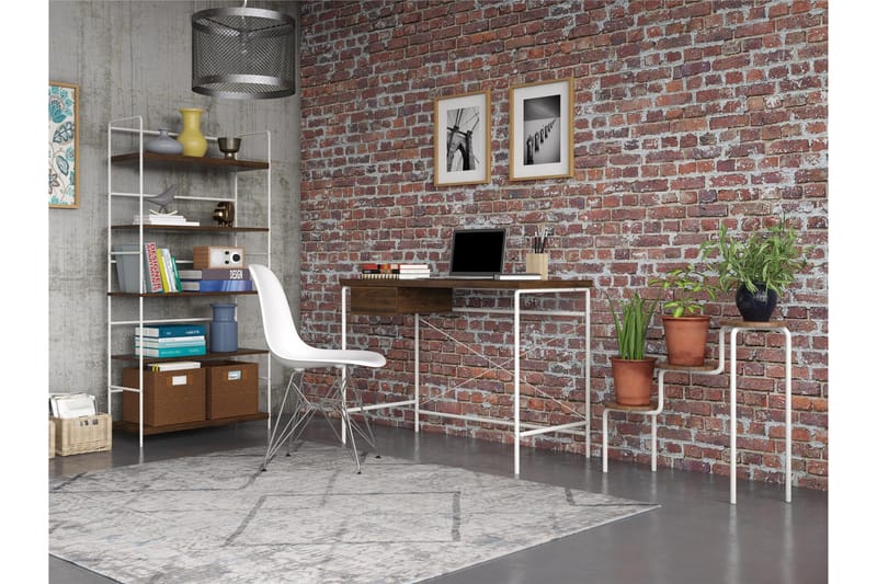 Kirjoituspöytä Webster 107 cm Säilytys Laatikko Pähkinänrusk - Novogratz - Huonekalut - Pöytä & ruokailuryhmä - Työpöytä - Kirjoituspöytä