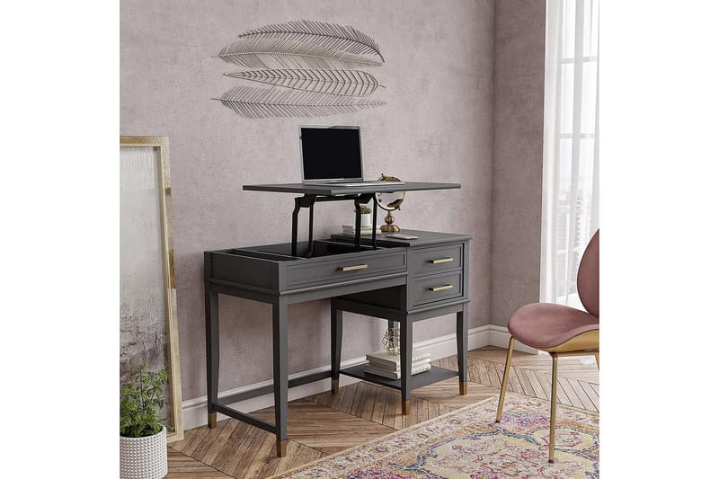 Kirjoituspöytä Westerleigh Korkeussäätö 116cm säilytys laati - CosmoLiving - Huonekalut - Pöytä & ruokailuryhmä - Työpöytä - Kirjoituspöytä