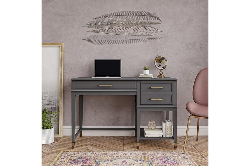 Kirjoituspöytä Westerleigh Korkeussäätö 116cm säilytys laati - CosmoLiving - Huonekalut - Pöytä & ruokailuryhmä - Työpöytä - Kirjoituspöytä