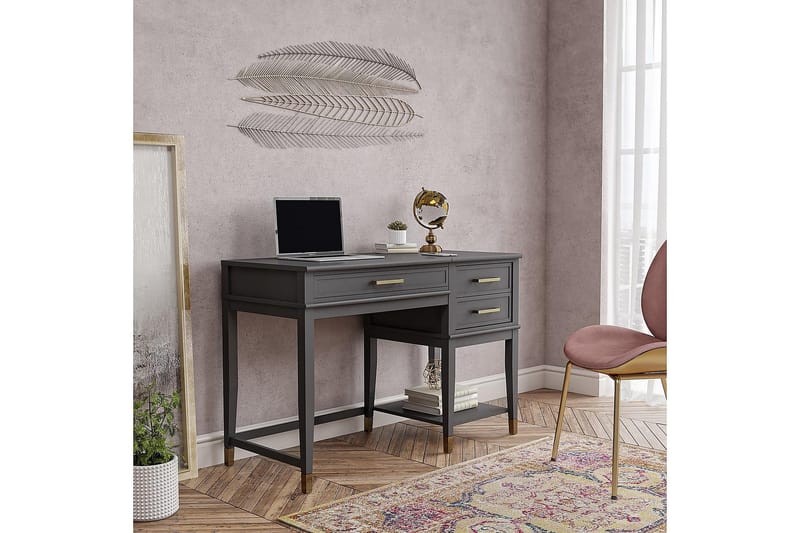 Kirjoituspöytä Westerleigh Korkeussäätö 116cm säilytys laati - CosmoLiving - Huonekalut - Pöytä & ruokailuryhmä - Työpöytä - Kirjoituspöytä