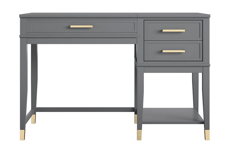 Kirjoituspöytä Westerleigh Korkeussäätö 116cm säilytys laati, CosmoLiving