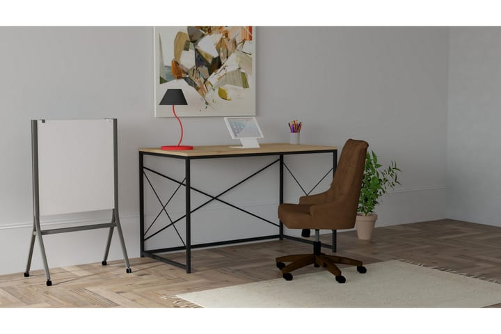 Kirjoituspöytä Workum 121x72x121 cm - Sininen - Tietokonepöytä
 - Kirjoituspöytä