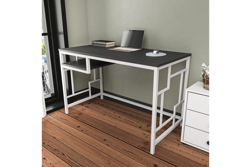 Kirjoituspöytä Wraphis 60x74,8x120 cm - Valkoinen - Huonekalut - Pöytä & ruokailuryhmä - Työpöytä - Kirjoituspöytä