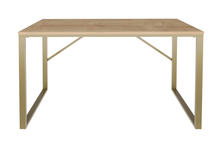 Kirjoituspöytä Wraphis 60x74x120 cm - Kulta/Ruskea - Tietokonepöytä
 - Kirjoituspöytä