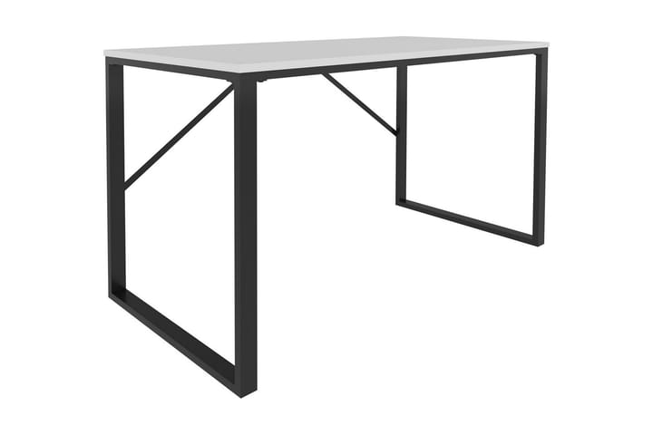 Kirjoituspöytä Wraphis 60x74x120 cm - Musta/Valkoinen - Tietokonepöytä
 - Kirjoituspöytä