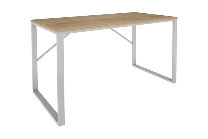 Kirjoituspöytä Wraphis 60x74x120 cm - Valkoinen - Tietokonepöytä
 - Kirjoituspöytä