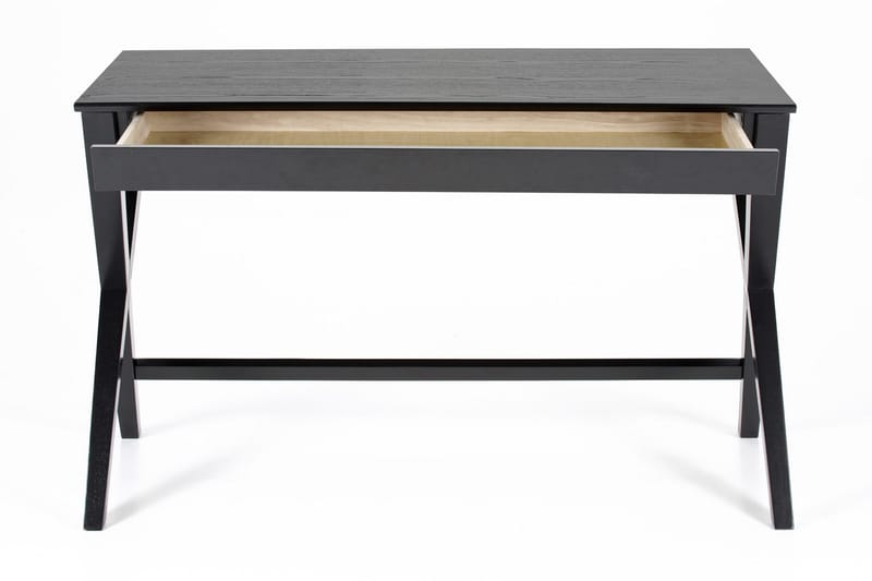 Kirjoituspöytä Writex 120 cm Säilytyksellä Laatikko - Luonnonväri/Musta - Huonekalut - Pöytä & ruokailuryhmä - Työpöytä - Kirjoituspöytä