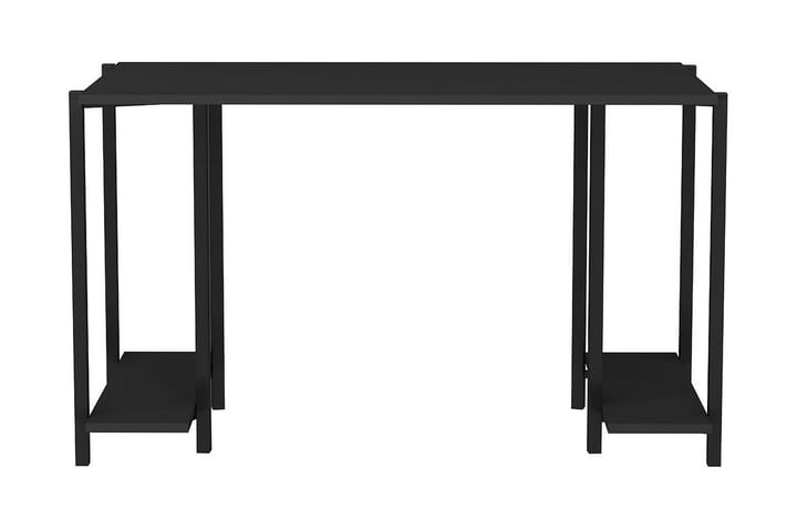 Kirjoituspöytä Yepan 60x73,8x125,2 cm Säilytyksellä - Musta/Antrasiitti - Tietokonepöytä
 - Kirjoituspöytä