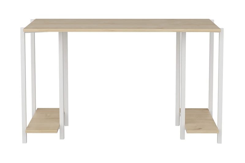 Kirjoituspöytä Yepan 60x73,8x125,2 cm Säilytyksellä, Valkoinen