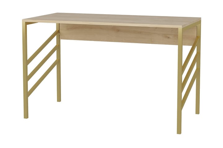 Kirjoituspöytä Yepan 60x74,8x120 cm - Kulta/Ruskea - Tietokonepöytä
 - Kirjoituspöytä
