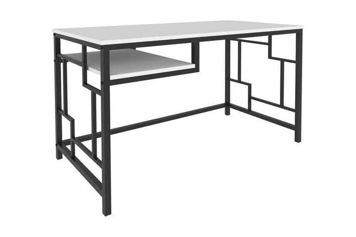 Kirjoituspöytä Yepan 60x74,8x120 cm - Musta/Valkoinen - Tietokonepöytä
 - Kirjoituspöytä