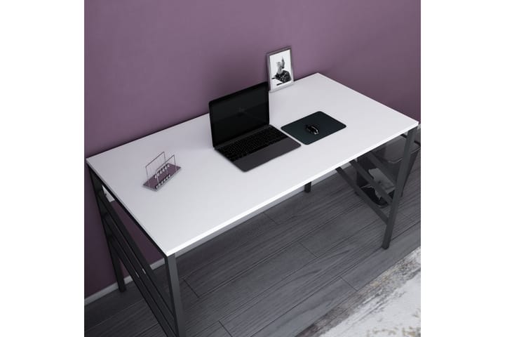 Kirjoituspöytä Yepan 60x74,8x120 cm - Musta/Valkoinen - Tietokonepöytä
 - Kirjoituspöytä