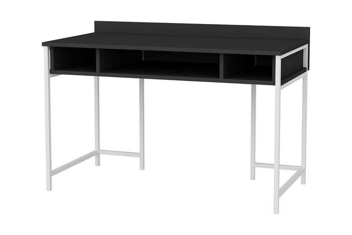 Kirjoituspöytä Yepan 60x74,8x120 cm Säilytyksellä - Valkoinen - Tietokonepöytä
 - Kirjoituspöytä