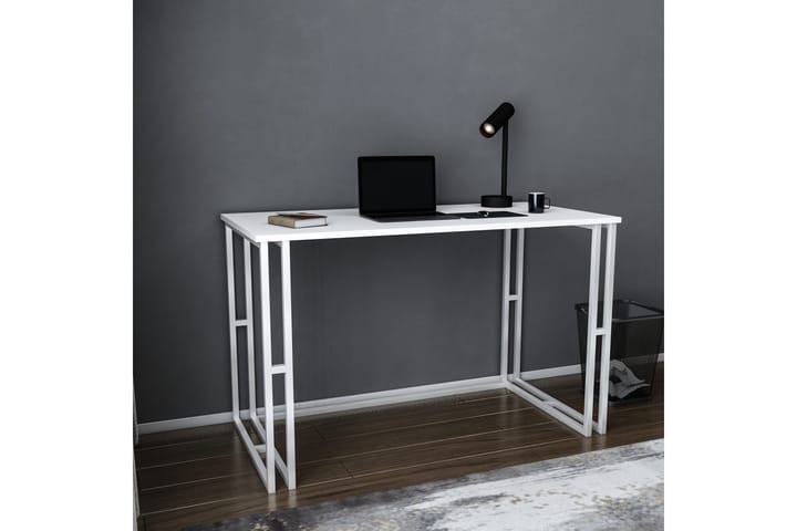 Kirjoituspöytä Yepan 60x74,8x120 cm - Valkoinen - Tietokonepöytä
 - Kirjoituspöytä