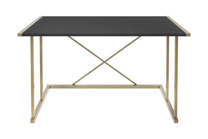 Kirjoituspöytä Yepan 60x75x114 cm Säilytyksellä - Kulta/Antrasiitti - Tietokonepöytä
 - Kirjoituspöytä