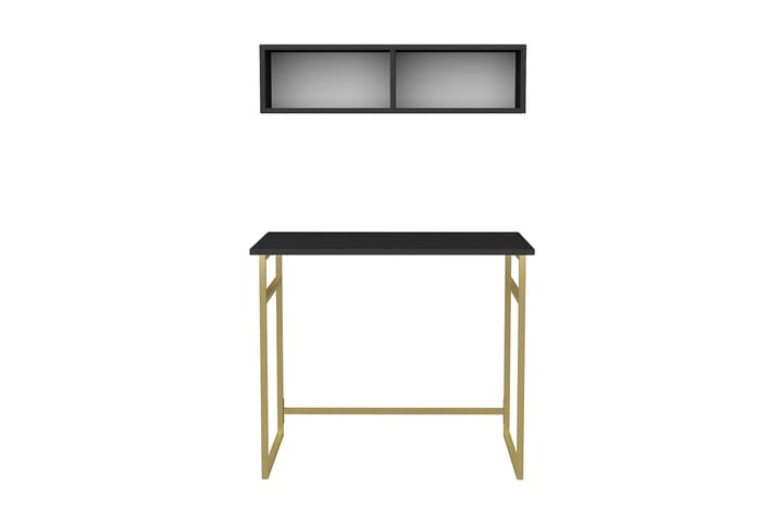 Kirjoituspöytä Yepan 60x75x90 cm - Kulta/Antrasiitti - Tietokonepöytä
 - Kirjoituspöytä