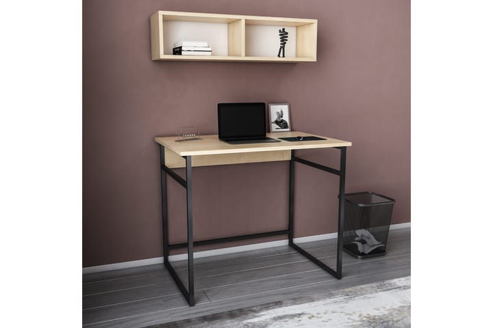 Kirjoituspöytä Yepan 60x75x90 cm - Musta - Tietokonepöytä
 - Kirjoituspöytä