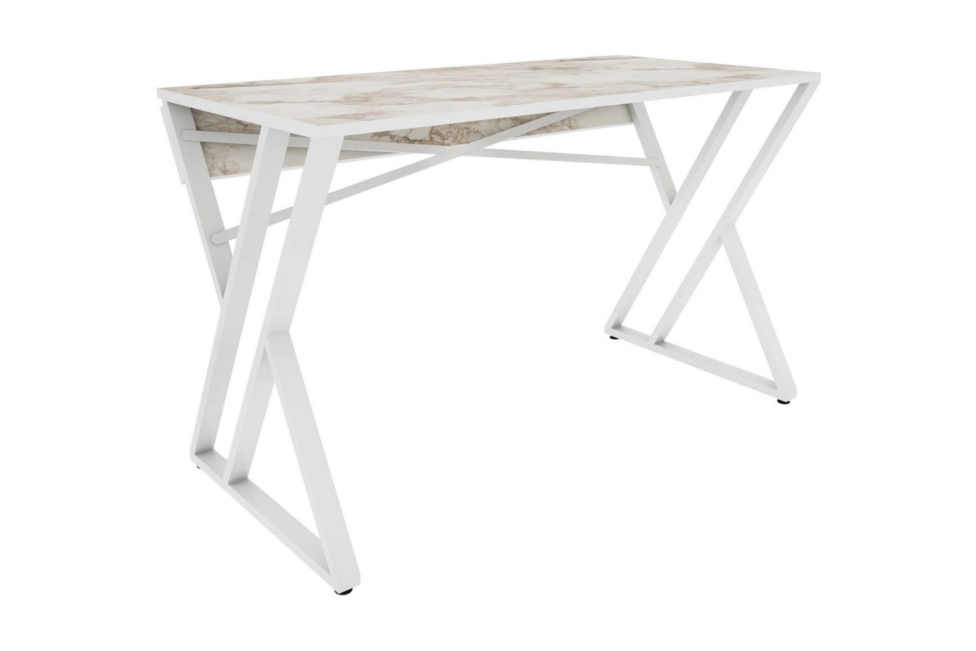 Kirjoituspöytä Zakkum 60x75x120 cm - Valkoinen - Huonekalut - Pöytä & ruokailuryhmä - Työpöytä
 - Kirjoituspöytä
