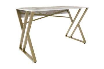 Kirjoituspöytä Zakkum 60x75x120 cm - Valkoinen - Huonekalut - Pöytä & ruokailuryhmä - Työpöytä - Kirjoituspöytä