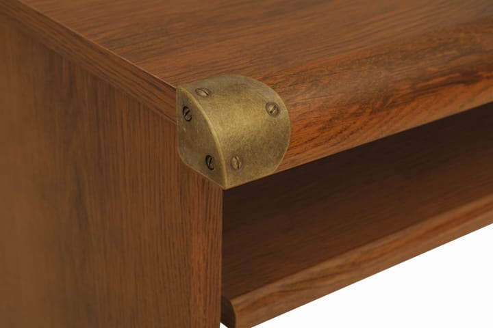 Kirjoituspöytä Portage 120 cm Säilytyksellä 2 laatikkoa - Luonnonväri - Kirjoituspöytä - Tietokonepöytä