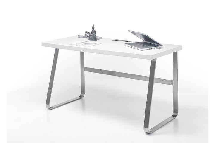Kirjoituspöytä Peaver 140 cm - Valkoinen/Kromi - Tietokonepöytä
 - Kirjoituspöytä