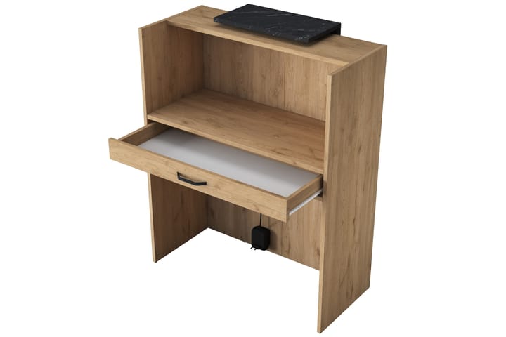 Kirjoituspöytä Patender 90 cm - Pähkinä - Tietokonepöytä
 - Kirjoituspöytä