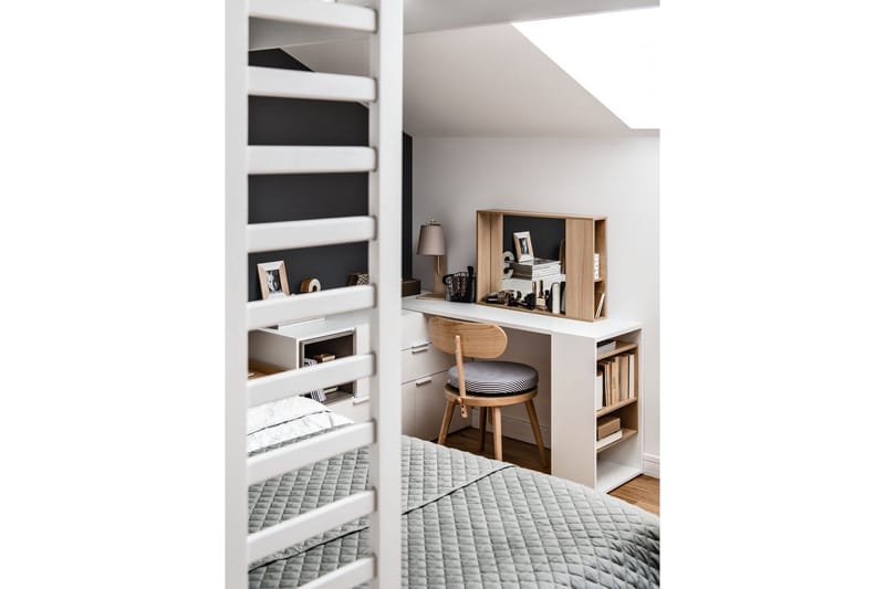 Kirjoituspöytälevy 4You 142 cm Säilytys Hylly Valk/Luonnonvä - VOX - Huonekalut - Pöytä & ruokailuryhmä - Työpöytä - Kirjoituspöytä