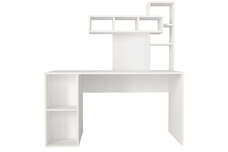 Kirjoituspöytä Koralli Valkoinen - Kulta/Valkoinen - Huonekalut - Pöytä & ruokailuryhmä - Työpöytä - Tietokonepöytä