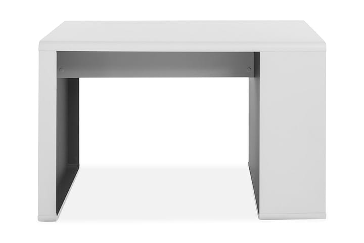 Laatikosto Hisiu - Valkoinen/Harmaa - Tietokonepöytä
 - Kirjoituspöytä