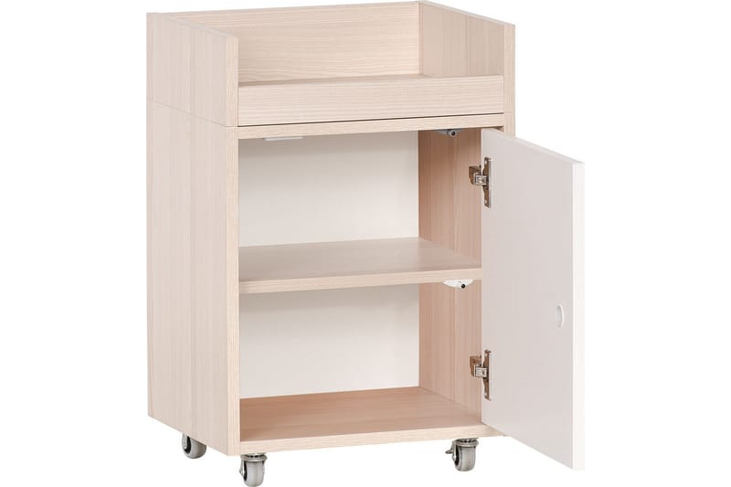 Laatikosto Spot Puu/Luonnonväri/Valkoinen - VOX - Huonekalut - Pöytä & ruokailuryhmä - Työpöytä - Kirjoituspöytä