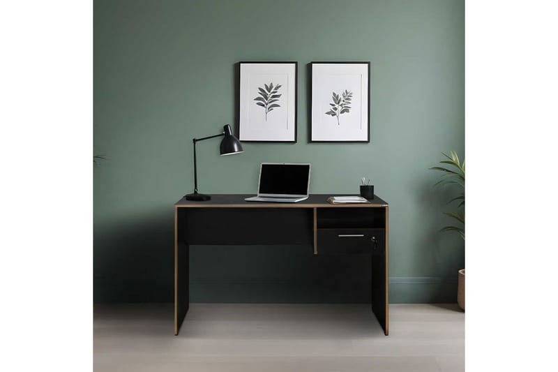 Kirjoituspöytä Matulca Antrasiitti / Tammi - Antrasiitti / Tammi - Huonekalut - Pöytä & ruokailuryhmä - Työpöytä - Tietokonepöytä