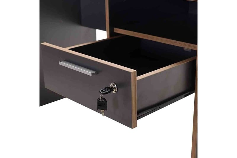 Kirjoituspöytä Matulca Antrasiitti / Tammi - Antrasiitti / Tammi - Huonekalut - Pöytä & ruokailuryhmä - Työpöytä - Tietokonepöytä