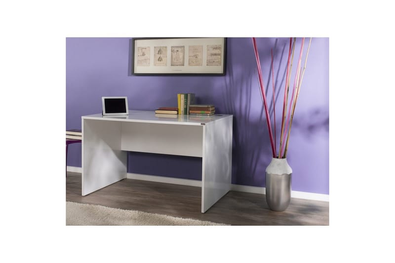 Kirjoituspöytä Matulca Valkoinen - Valkoinen - Huonekalut - Pöytä & ruokailuryhmä - Työpöytä - Tietokonepöytä
