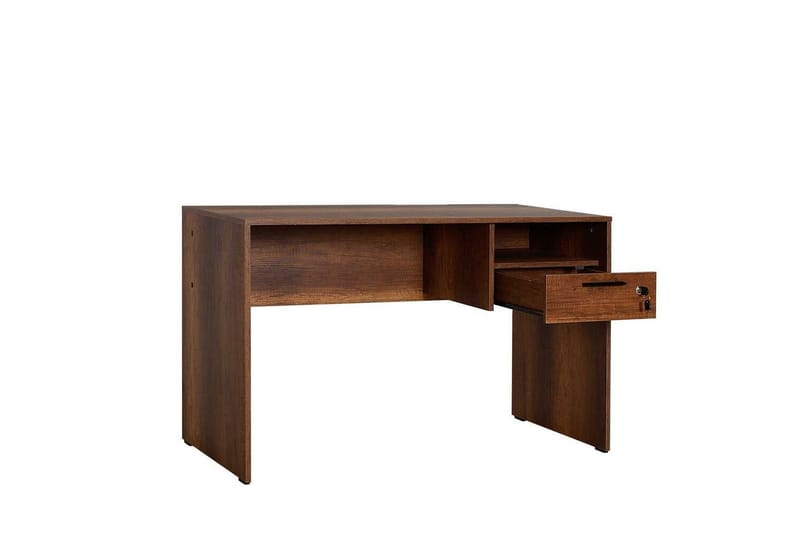 Kirjoituspöytä Matulca Pähkinäpuu - Pähkinäpuu - Huonekalut - Pöytä & ruokailuryhmä - Työpöytä - Tietokonepöytä