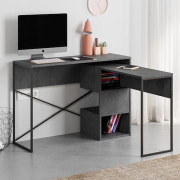 Menora Kirjoituspöytä 110 cm - Retro Grey - Huonekalut - Pöytä & ruokailuryhmä - Työpöytä - Kirjoituspöytä - Kulmakirjoituspöytä