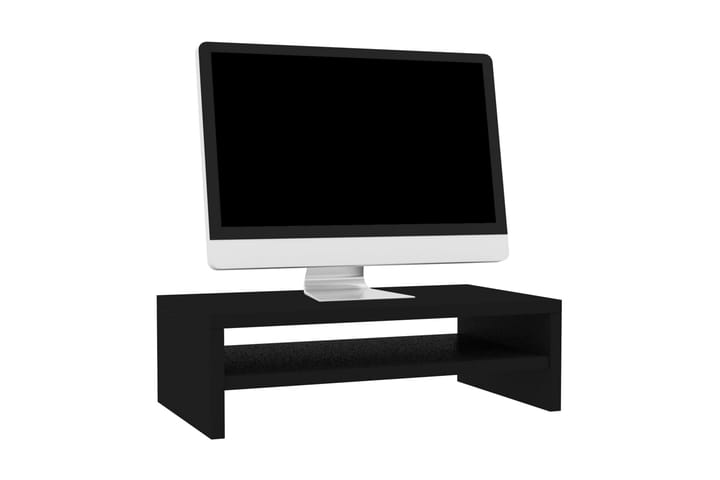 Näyttökoroke musta 42x24x13 cm lastulevy - Musta - Tietokonepöytä
 - Kirjoituspöytä