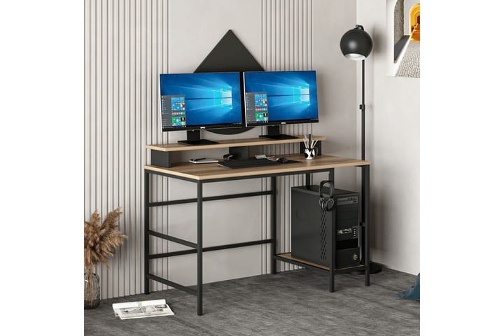 Kirjoituspöytä Nafe 120 cm - Ruskea - Kirjoituspöytä - Tietokonepöytä